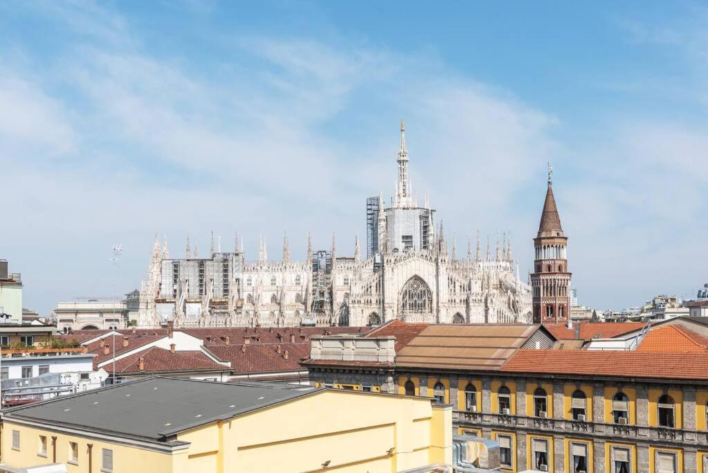 Apartamento Bilocale Vista Sul Duomo Di Milano Exterior foto